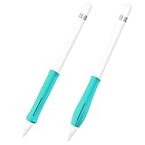 Funda de agarre diseñada ergonómicamente para Apple Pencil, más tracción para un mejor agarre, se ajusta de forma segura y no se deslizará fuera del Apple Pencil.