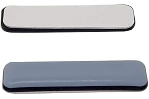 GOODWAY Lot de 4 patins rectangulaires pour meubles - 24 x 100 mm - Autocollants - Protection du sol - Patins en PTFE - Patins en téflon