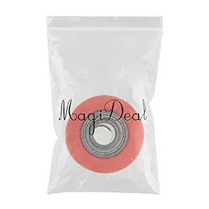 Ecomspace Motorcycle 10mm Chain Roller Pulley Tensioner Wheel Guide for Cars Orange