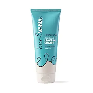 Curlvana Moisture-lock Curl-Styling Leave-in Cream | Best for Men and Women with Curly, Wavy, Coily Hair. CG-Friendly. Hydrate, Moisturize & Enhances Natural Curl Definition. Zero-Frizz All-Weather, Glycerin-Free Leave-in Cream for Dry/Frizzy Hair. 200ml