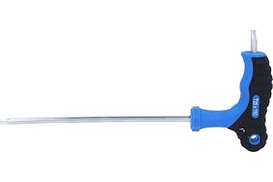 BRILLIANT TOOLS BT041014 Impugnatura a T Torx® con chiave maschio piegata con foro frontale T20 x 100 mm [Powered by KS TOOLS]