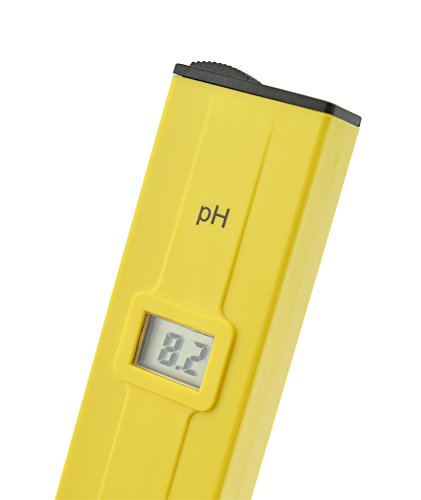 FiveSeasonStuff® Hohe Genauigkeit Taschenformat Digitales Taschen PH Wassertester / pH-Wasserzähler Messgerät Tester Stift LCD Monitor Aquarium Pool Wasser Labor mit ATC (automatische Temperaturkompensation), 0-14 pH Messbereich, Auflösung 0,01 - 2