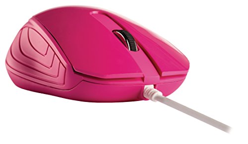 Preisvergleich Produktbild Eurosell Design Maus wired Kabel Mouse Pc Laptop etc pink rosa