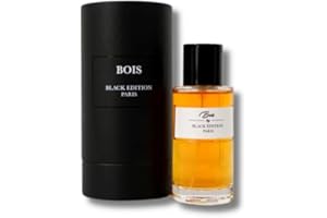 Parfum BOIS BLACK EDITION, Bois N1 d'Argent INTENSE Homme/Femme, marque Black Edition (1 parfum BOIS Black Edition)