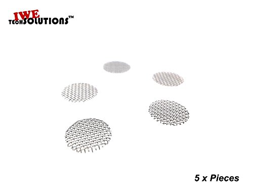 5X Filter Screens - Fits Grenco Science G Pro Vaporizer Vaporiser Vaporisateur + Snoop Dogg G Pro Vaporizer