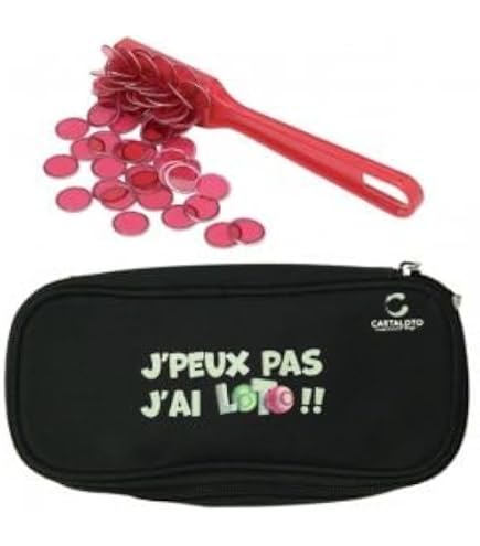 Kit Loto 3 En 1 – Trousse Verte, 100 Pions Magnétiques, Bâton Jaune – Cavernedesjouets