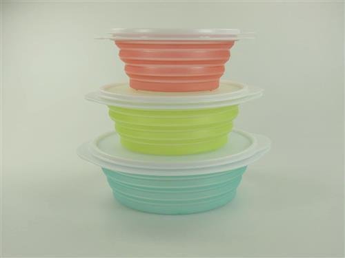 TUPPERWARE Mini-Max Teller Küchenhelfer 2 L mint+1,5 L limette+950 ml lachs (3) 10431 - 6