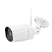 Produktbild WLAN IP Kamera 1080P HD Überwachungskamera IP66 Wasserdichte für den Außenbereich Eingebauter SD Kartensteckplatz bis zu 20 m IR-Nachtsicht mit Bewegungserkennung Fernbeobachtung Senden von Warnungen