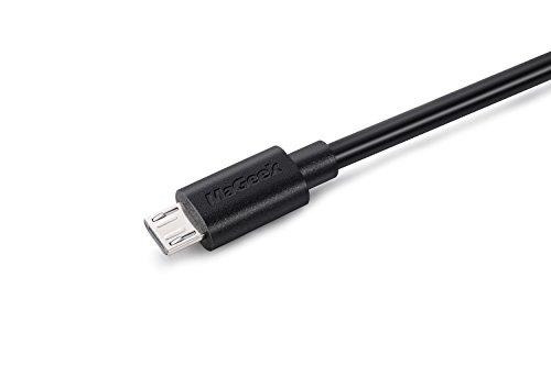 MaGeek® [5-Pack] Premium 0.3m Kurz Micro USB Kabel Schnell Aufladen Synchronisationen und Ladekabel für Android, Samsung, HTC, Motorola, Nokia und mehr (Schwarz) - 3