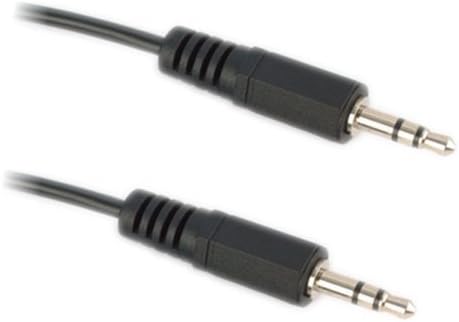 iPhone 3 4 5 to Car Radio Aux in Line In Stereo Cable 0.5m 50cm