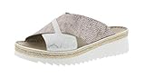 Rieker V3281 Damenschuhe Damen Frauen Sandalen,Clogs&Pantoletten,Slipper,Slides,Hauschuh,Gartenschuh,Plateau-Sohle