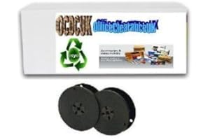 OCDCUK Remanufactured Compatible Silver Reed Black Group 9 1009fn 1066fn 1012FN typewriter spool ribbon