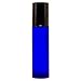 Tinksky Aromatherapy Glass Roll On Bottles, 10ml Cobalt Blue Glass - Set of 6(Blue)