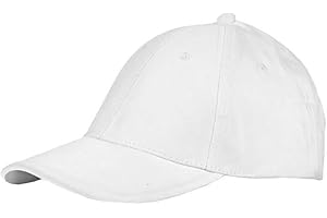 BLUECHOLON Gorra de niño de 6 Paneles en algodón de Suave Acabado y Cierre Ajustable Trasero. con Orificios de ventilación Bordados y en variada Gama de Vivos Colores.