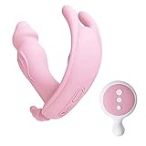 ❤ [MATERIAL SEGURO]: El vibrador está fabricado en silicona de alta calidad médica e hipoalergénica. La superficie es muy lisa sin agujeros donde se puedan acumular bacterias o suciedad, sin olor raro ni tóxico, certificado de ROHS por la CE. 100% Impermeables y es fácil de limpiar con agua y jabón.