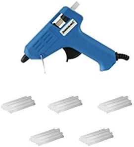Glue Gun Hot Melt with Easy to Use Trigger PLUS 52 Glue Sticks for Hobby, Craft, Mini, Metal, Wood, Glass, Card, Fabric, Plastic, &amp; Ceramics