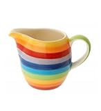 Pequeño arco iris rayas jarra de leche por windhorse