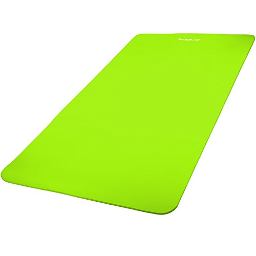 MOVIT Pilates Gymnastikmatte, phthalatfrei, SGS geprüft, L 190cm x B 100cm bzw 60cm, Stärke 1,5cm, 12 Farben - 2