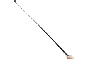 PANLOUTING 3 Meter Ultra Langes Selfie-Stick Einbeinstativ Erweiterbar 5 Verschiedene Längen Aluminiumlegierung Kamerastange Pole für Insta 360 One X / X2 / X3 Panorama Action-Kamera, GoPro Hero