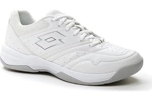 LOTTO COURT LOGO AMF XIX W WHITE/SILVER METAL 2 Bianco 38