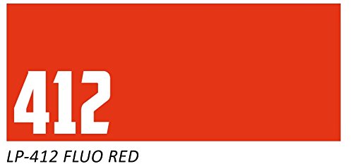 LOOP COLORS FLUO – Spraydose Spray Sprühdose Signalfarbe Neon 400ml – 6 Farben (LP-412 Fluo Red) - 3