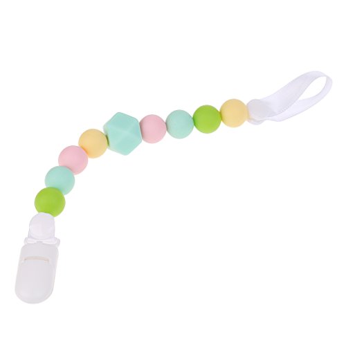 Segolike Baby Kids Chain Clip Holders Boy Girl Dummy Pacifier Soother Nipple Leash Strap - style 1, 24cm RS.345 (62.00% Off) - Amazon