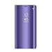 Produktbild FunCase Mirror Case for Huawei P30 Pro,Mirror Makeup Plating Smart Standing View Flip Protective Hülle Cover for Huawei P30 Pro,Purple