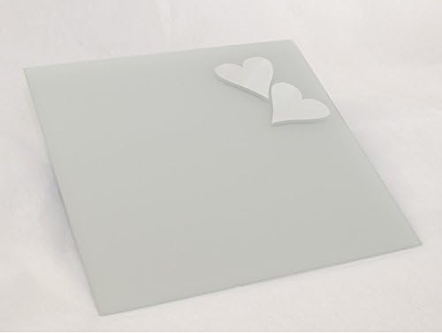 Mirror with Hearts Satin Square 35 X 35 Cm