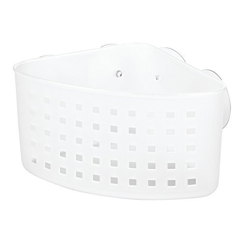 InterDesign 27800EU Dusch-Eckkorb mit Saugnäpfen, durchsichtig