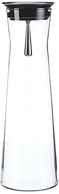 Durshani Carafe en verre Résistant à la chaleur avec bec verseur rétractable by DURSHANI