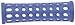 PLASTIC HAIR ROLLERS BLUE Pk 10 x 20mm + FREE PINS