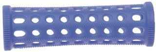 PLASTIC HAIR ROLLERS BLUE Pk 10 x 20mm + FREE PINS
