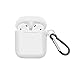 Produktbild Felicy Hülle für for Apple AirPods Weiche Silikonhülle mit Ohrbügel für Apple AirPods 1 (Weiß)