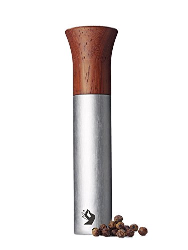 The Pepper Hill – Designer Pfeffermühlen „Gourmet“ im 3er-Set mit Edelstahl Mahlwerk – für jede Pfefferfarbe die richtige Pfeffermühle - 2