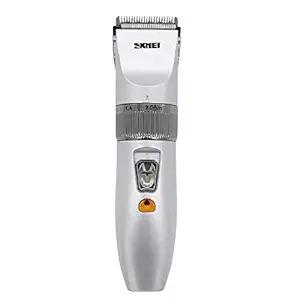 SKMEI SK-27C Rechargeable Professional Beard Trimmer for Men and Women (Silver)