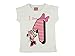 Produktbild Mädchen Baby Kinder vierter Geburtstag Kurzarm T-Shirt 1 Jahr Baumwolle Birthday Outfit GRÖSSE 86 Minnie Mouse Disney Design und Glitzer in Weiss oder Rosa Babyshirt Oberteil Farbe Weiss Farbe Rosa