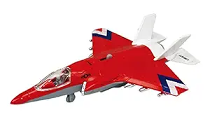 IndusBay 7.6 Inches Diecast Alloy Metal Army Fighter Plane 5th Generation Military Fighter Jet Model Toy with Light & Sound Airplane Toy for Kids - Blue