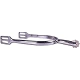 QHP Damen Radsporen mit grobem Rad Edelstahl incl. Sporenriemen (40 mm)