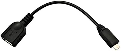 CABLE USB 2.0 OTG, MICRO B/M-A/H 15CM NEGRO