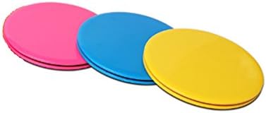 WENHAOYU 3 color（red, pink, blue） glide disc, yoga slider, double side movement slider and carpet or hardwood floor body exercise, suitable for travel or family ABS exercise
