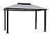 Produktbild Aluminium Pavillon Überdachung Gazebo Santa Monica 300x400 cm, Sommer-Pavillon und Gartenlaube mit Hard-Top Dach von Clemens Hobbytec