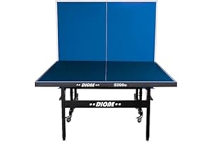Dione S500o - Mesa de Ping Pong (6 mm, Plegable, para Exteriores, 55 kg, 10 Minutos de instalación)