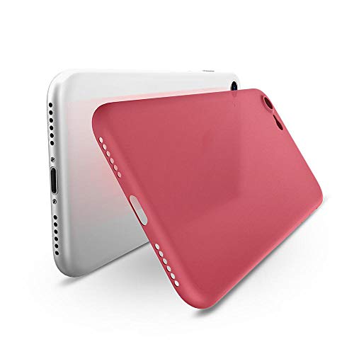 Spigen Funda iPhone 7   Air Skin  Material semitransparente ligero para iPhone 7  2016  - Rojo