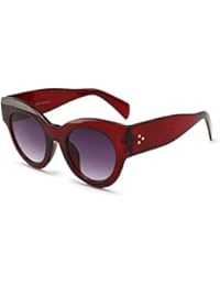 Occhiali da sole sportivi Occhiali, Occhiali da Sole Cat Eye Marroni Big Frame Vintage Retro Donne Luxury Fashion Trendy Occhiali da Sole Uv400 Gradient Uomo KONGYUER Occhiali da Sole