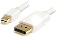StarTech MDP2DPMM1MW Cavo Adattatore Mini DisplayPort a DisplayPort 1 m, Maschio - Maschio, Bianco