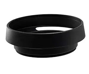 Rainbowimaging LT52 52 mm Vented Metal Hood Shade for Leica Leitz Zeiss Voigtlander Nikon Lens (Black)