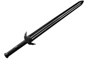 PLAYWELL Artes Marciales Negro Polipropileno Plástico Medieval Entrenamiento Espada - V2