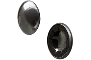 2 Stück HMH-Shop Achskappe Starlockkappe Sicherungskappe Stahl Achse 20 mm