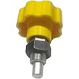 Mount Hood Gym Machine Round Shape Spring Cature 8-MM Pin Noob Length with Pull Knob, nut