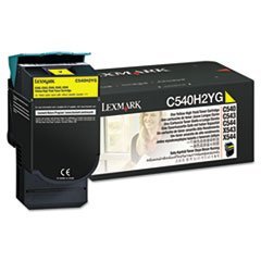 Preisvergleich Produktbild Lexmark C540H2YG High-Yield Toner, 2000 Page-Yield, LEXC540H2YG by Lexmark